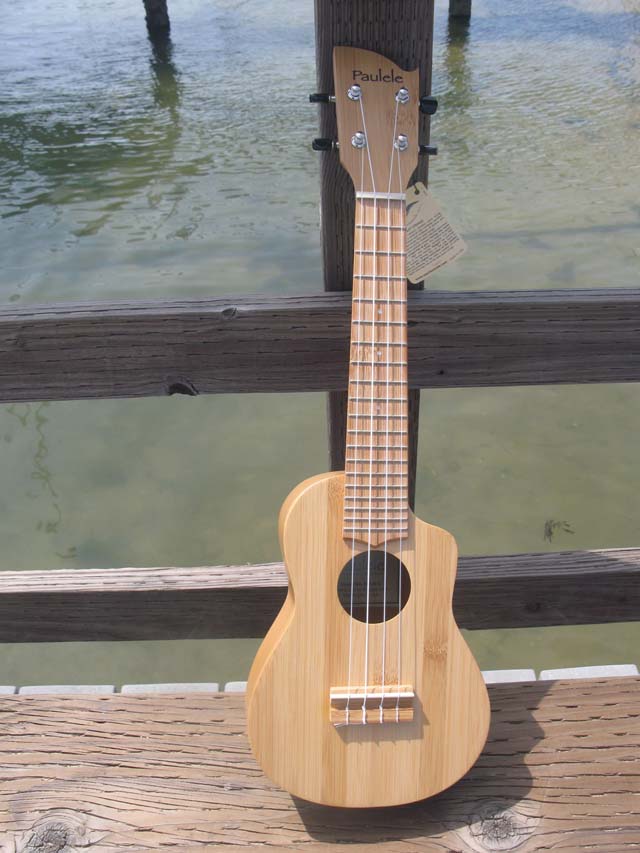 PauleleAllSolidBambooCutawaySopranoUkulele PauleleAllSolidBambooCutawaySopranoUkulele